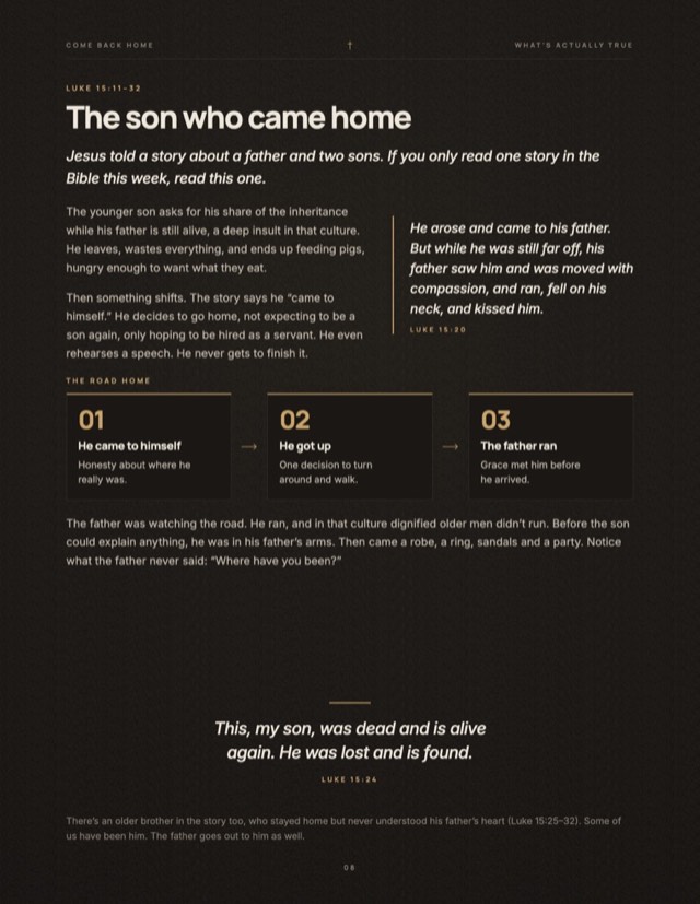 Page: The son who came home